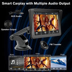 Portable Car Stereo Wireless CarPlay & Android Auto, Car Radio 7inches Touchscreen, Bluetooth5.0, Mirror Link, Maps Navigation, Voice Control, AUX Cable Vehicles