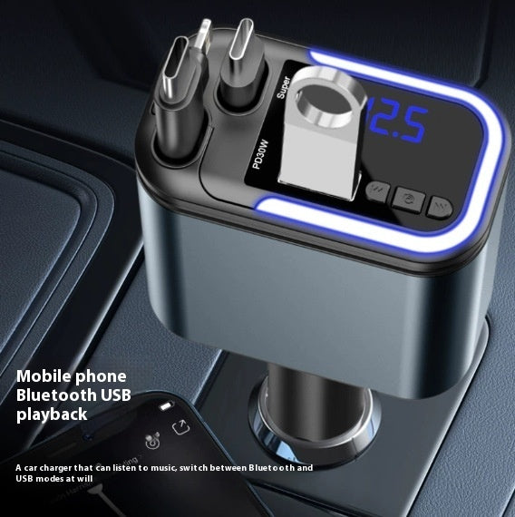120W Ultra Fast Mobile Phone Flexible Wire Car Usb Cigarette Lighter