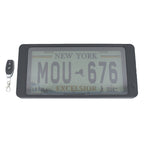 Auto Hiding License Plate Frame