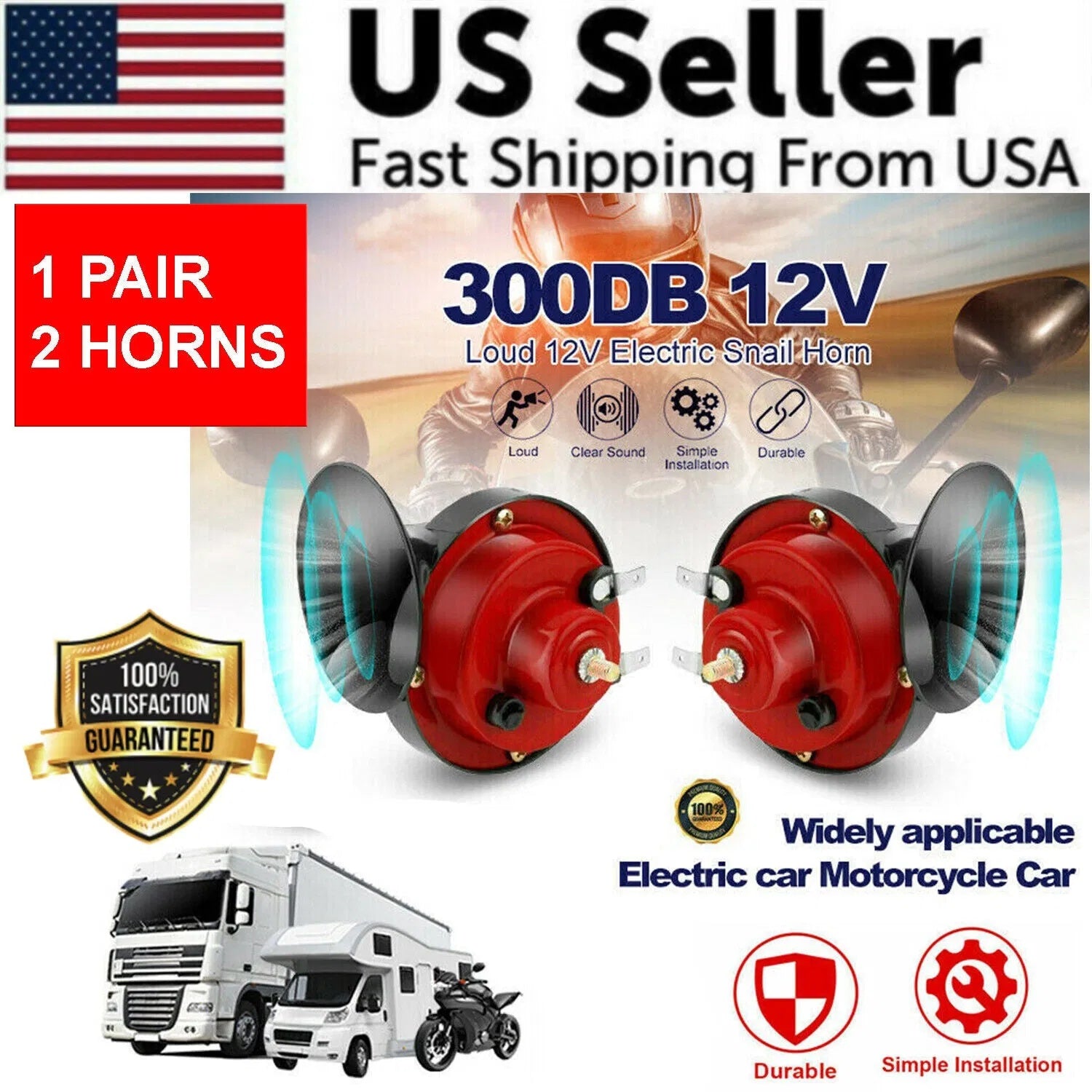 300DB Super Loud Train Air Horn