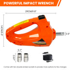 Electric Vehicle Jack Kit 11023 Lb Hydraulic Jack Lifter With Electric Impact Wrench