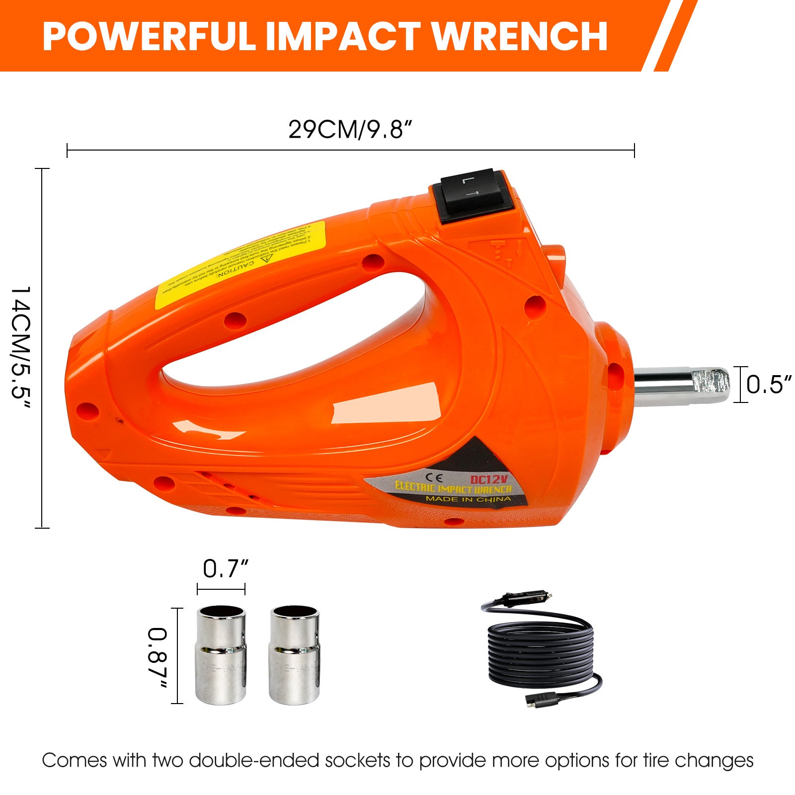 Electric Vehicle Jack Kit 11023 Lb Hydraulic Jack Lifter With Electric Impact Wrench