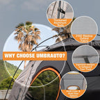 Truck Bed Tent Fit 5.5-5.8ft Truck Bed Easy Setup
