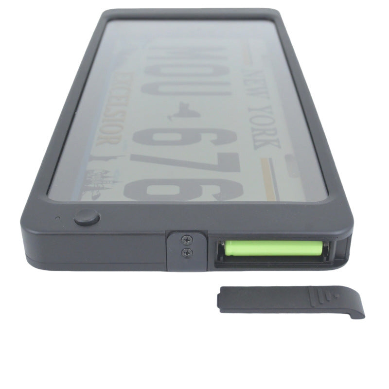Auto Hiding License Plate Frame