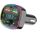 Car FM Frequency Digital Display Charger Player, Car Cigarette Lighter Fast Charger