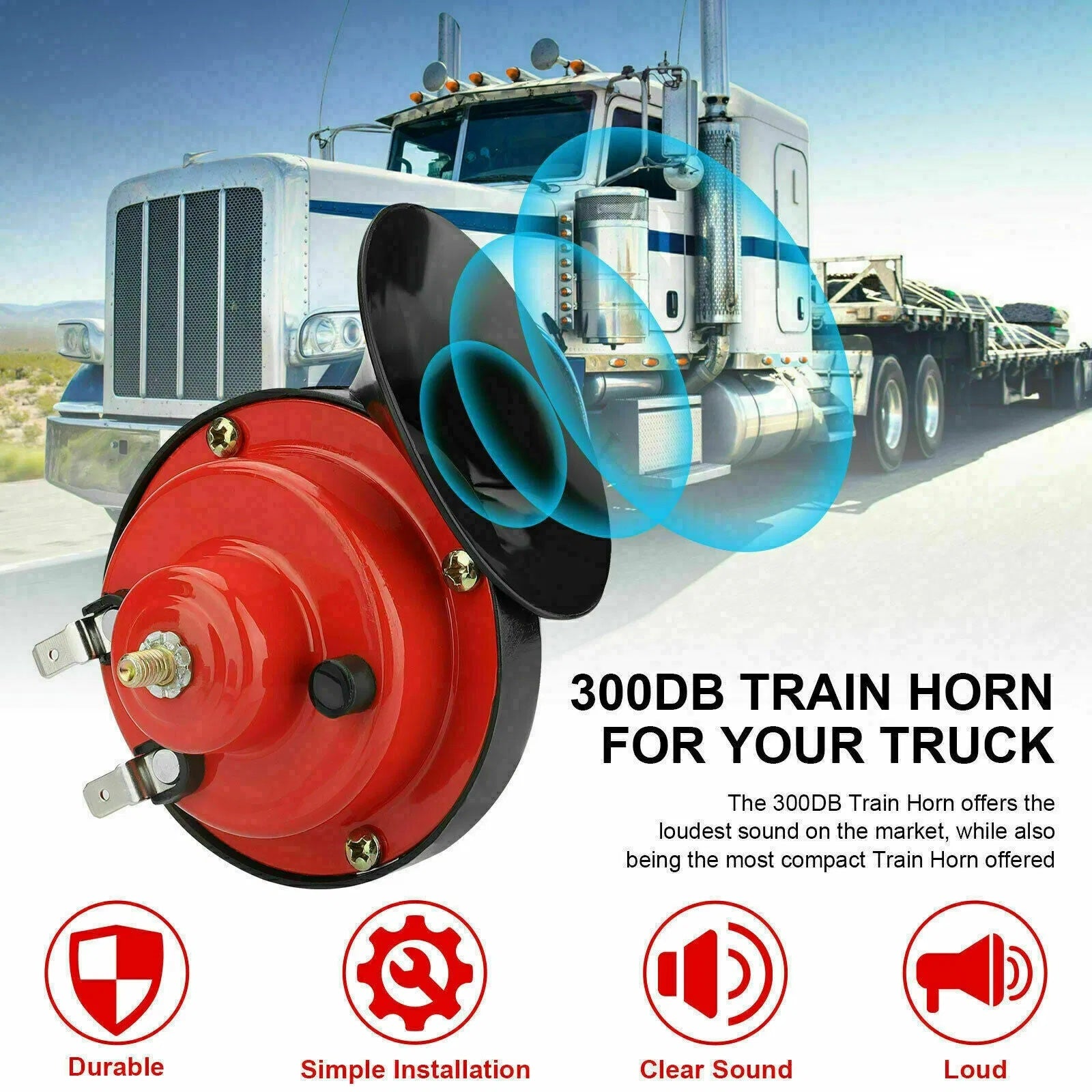 300DB Super Loud Train Air Horn